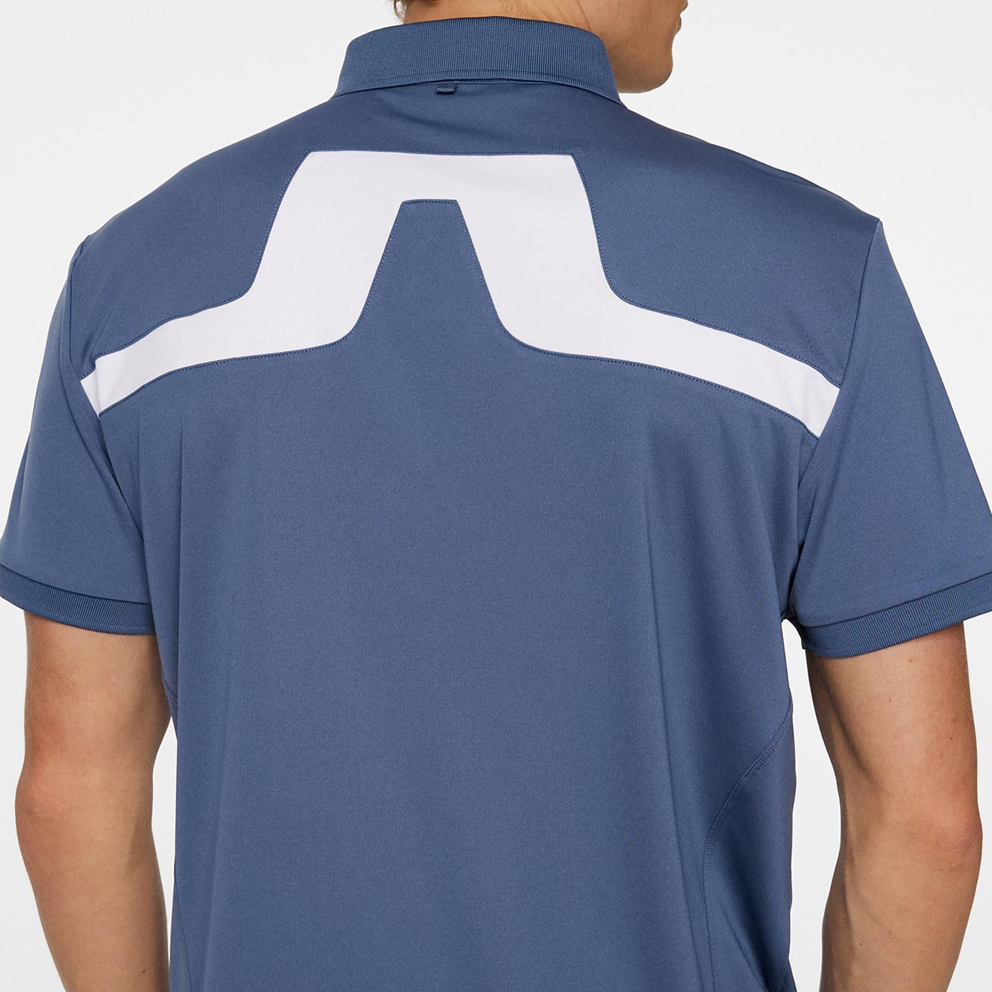 J Lindeberg KV Mens Golf Polo Shirt Vintage Indigo